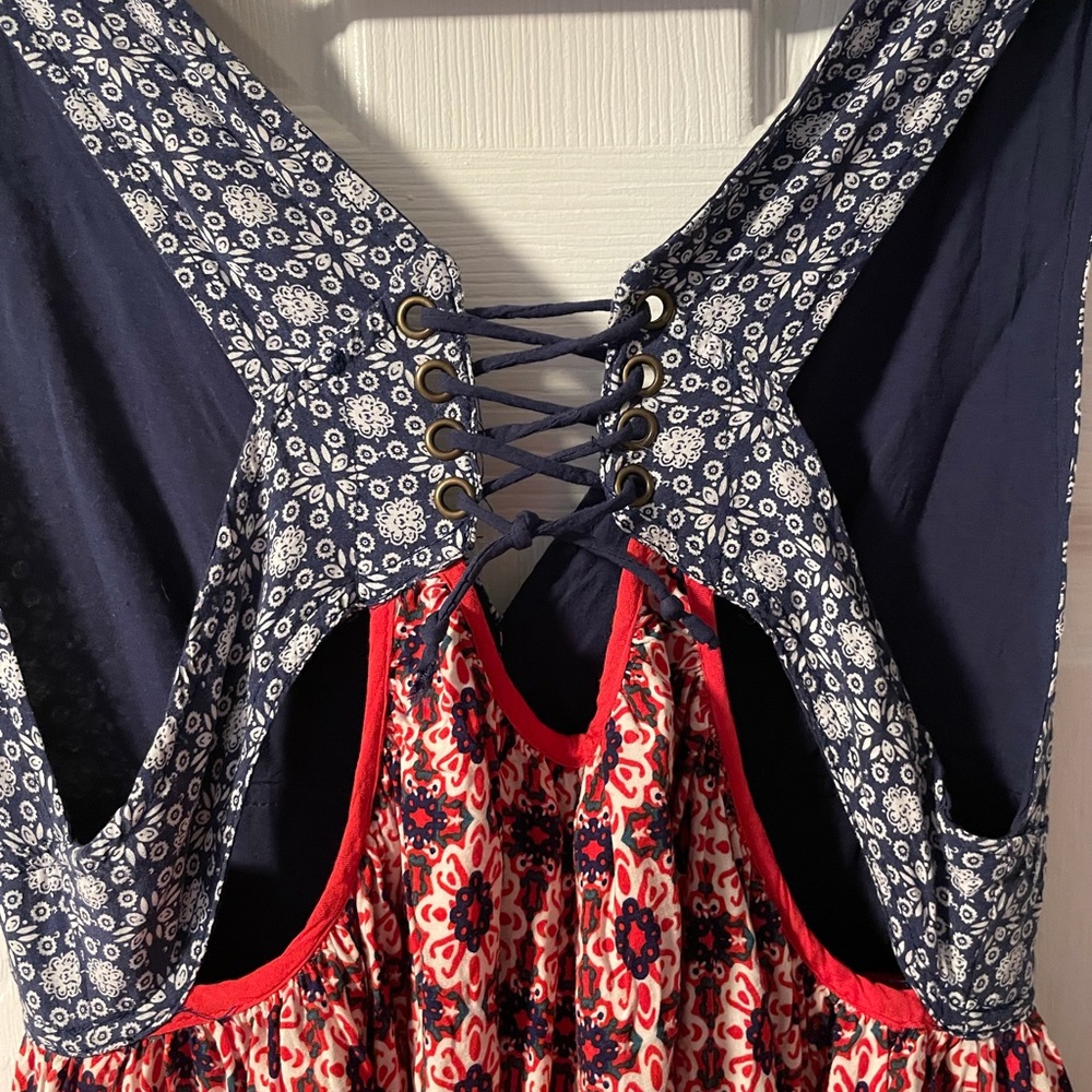 Lulu’s Summer Mini Patchwork Dress - image 4